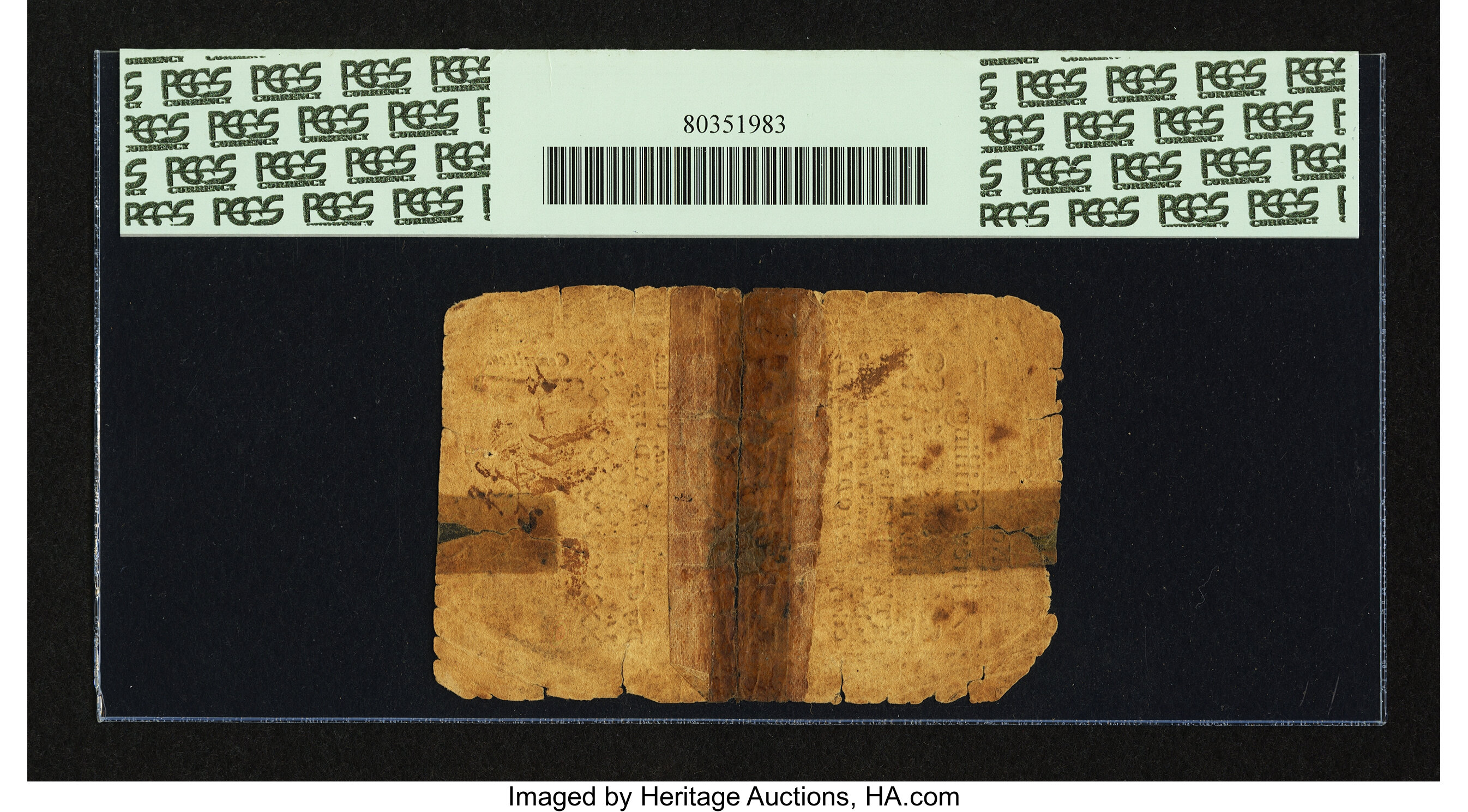 image for: Rhode Island November 6, 1775 3s PCGS Apparent Very Good 10....