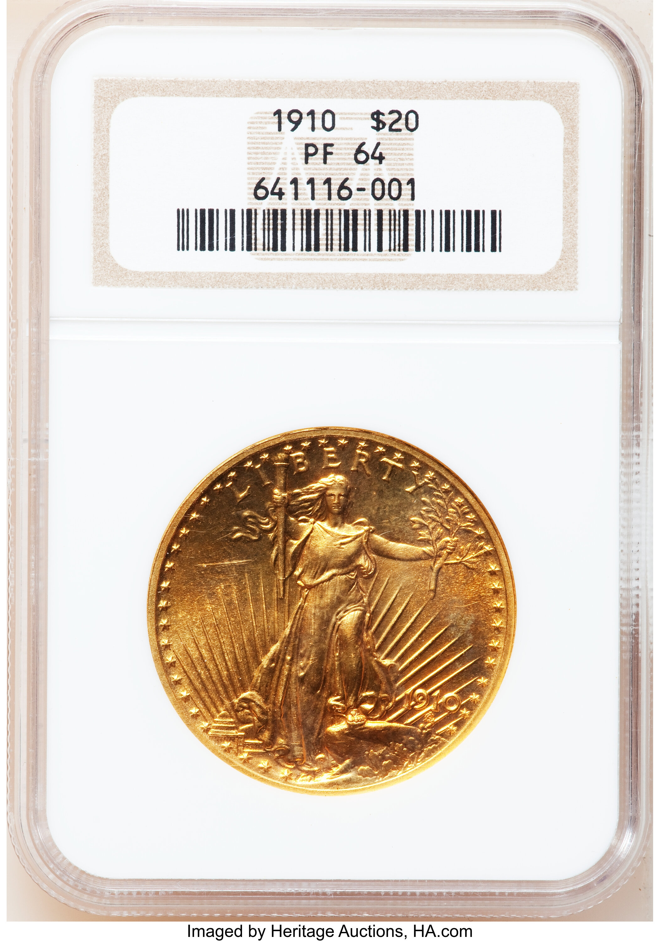 image for: 1910 $20 PR64 NGC....