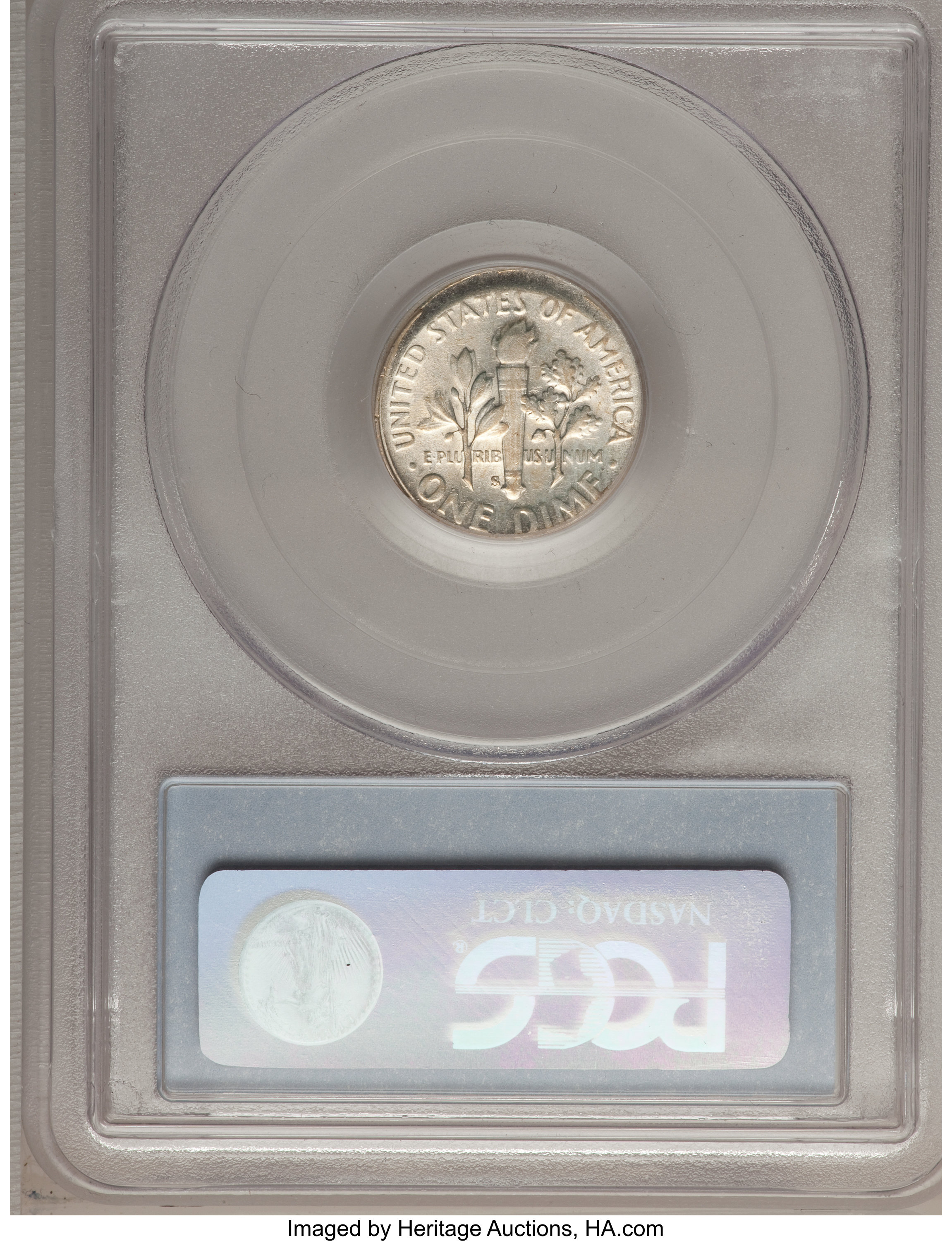 1949-S 10c AU53 thumbnail 3