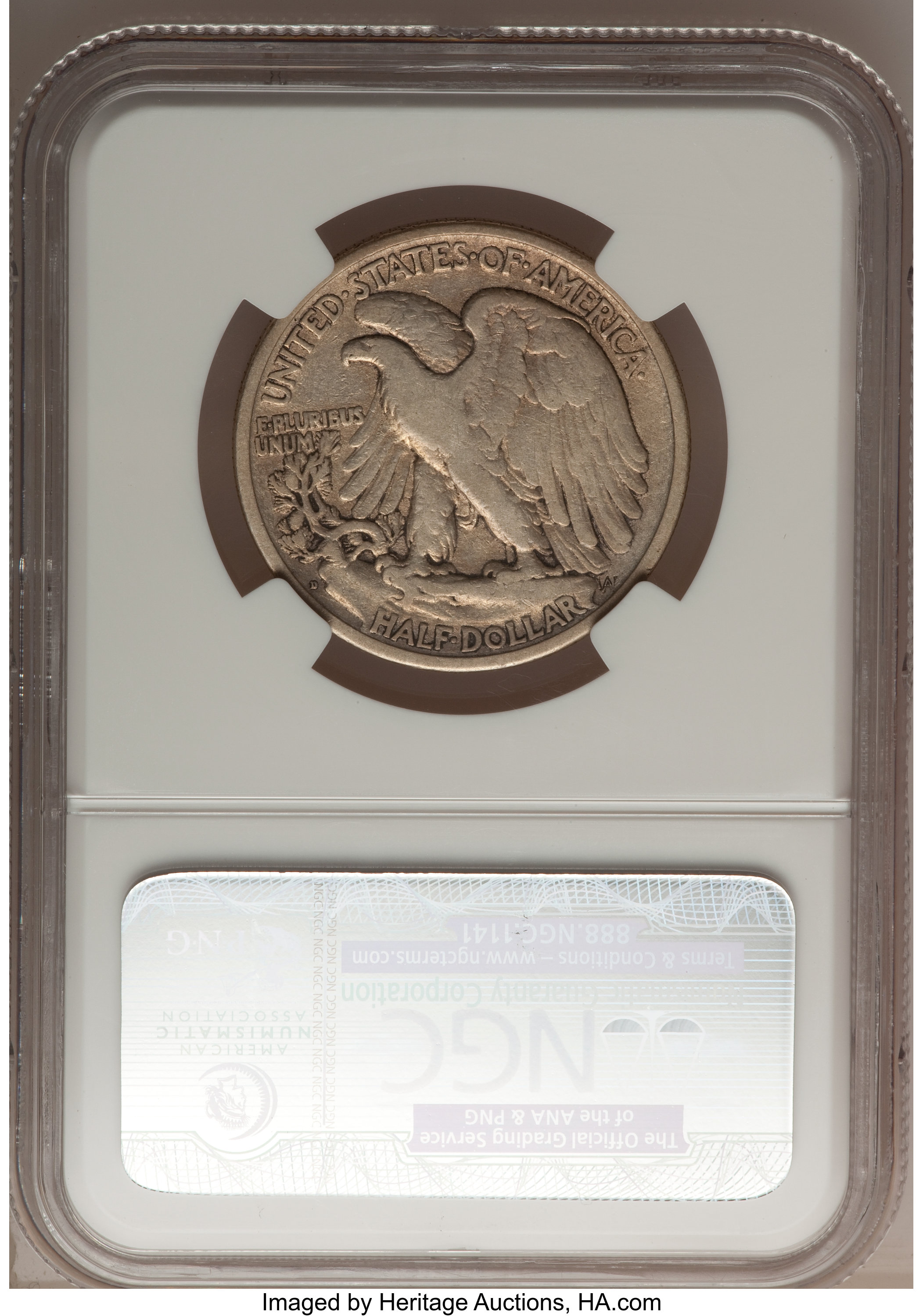 1917-D 50c Mintmark Reverse AG2 thumbnail 18