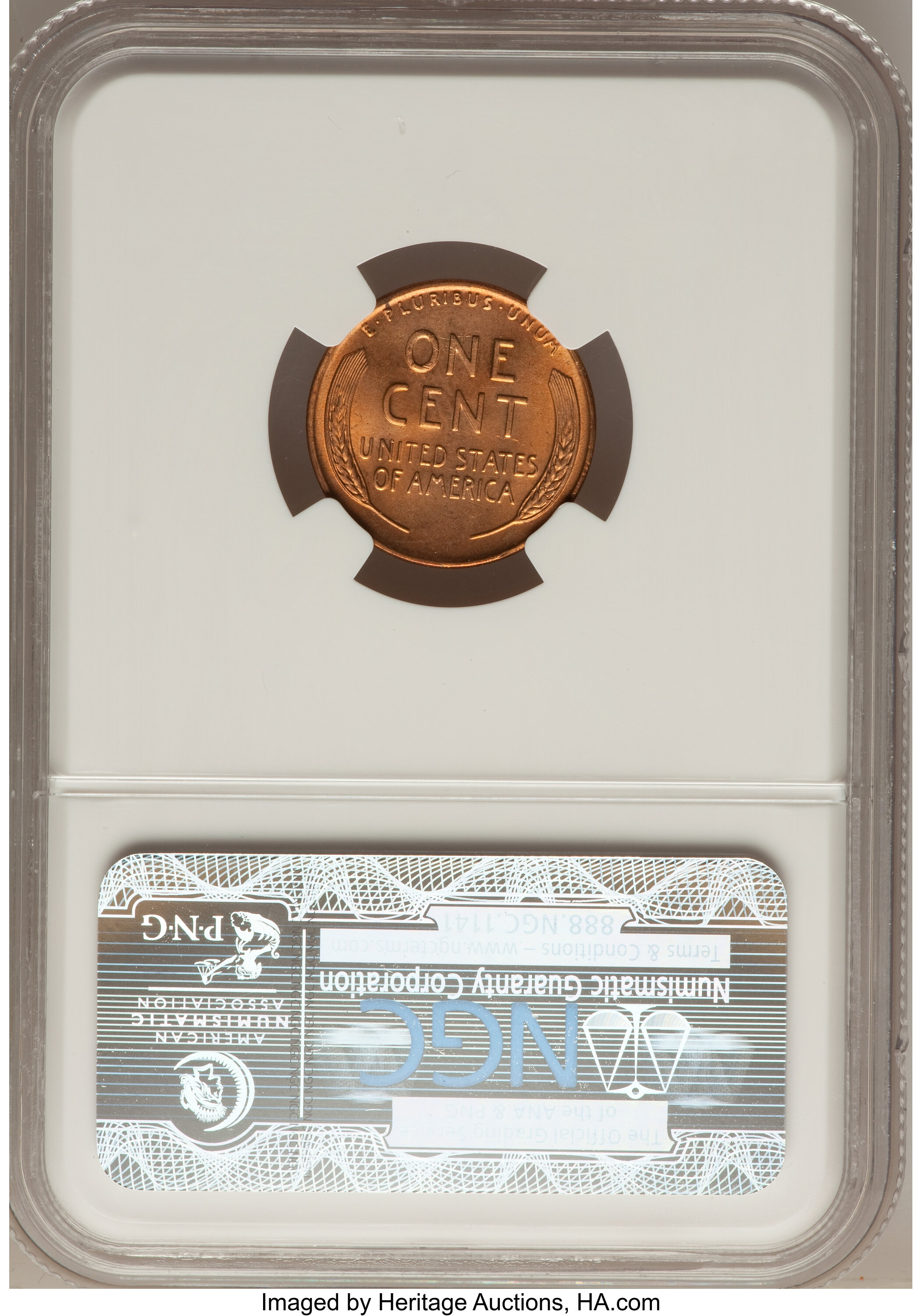 1953-D 1c MS RD MS64 RD CAC thumbnail 4