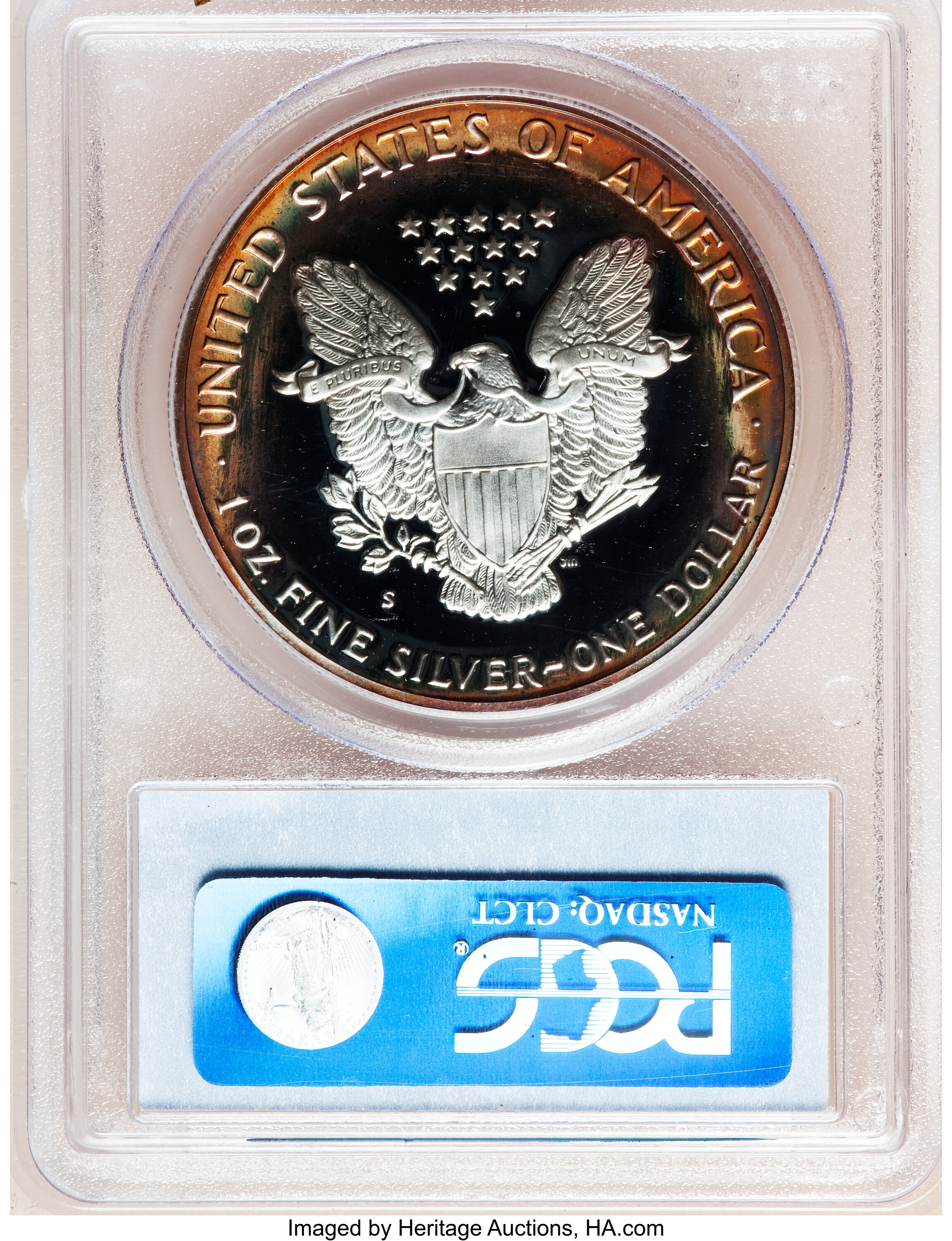 1990-S $1  Silver Eagle PR DCAM PR64 DCAM thumbnail 9