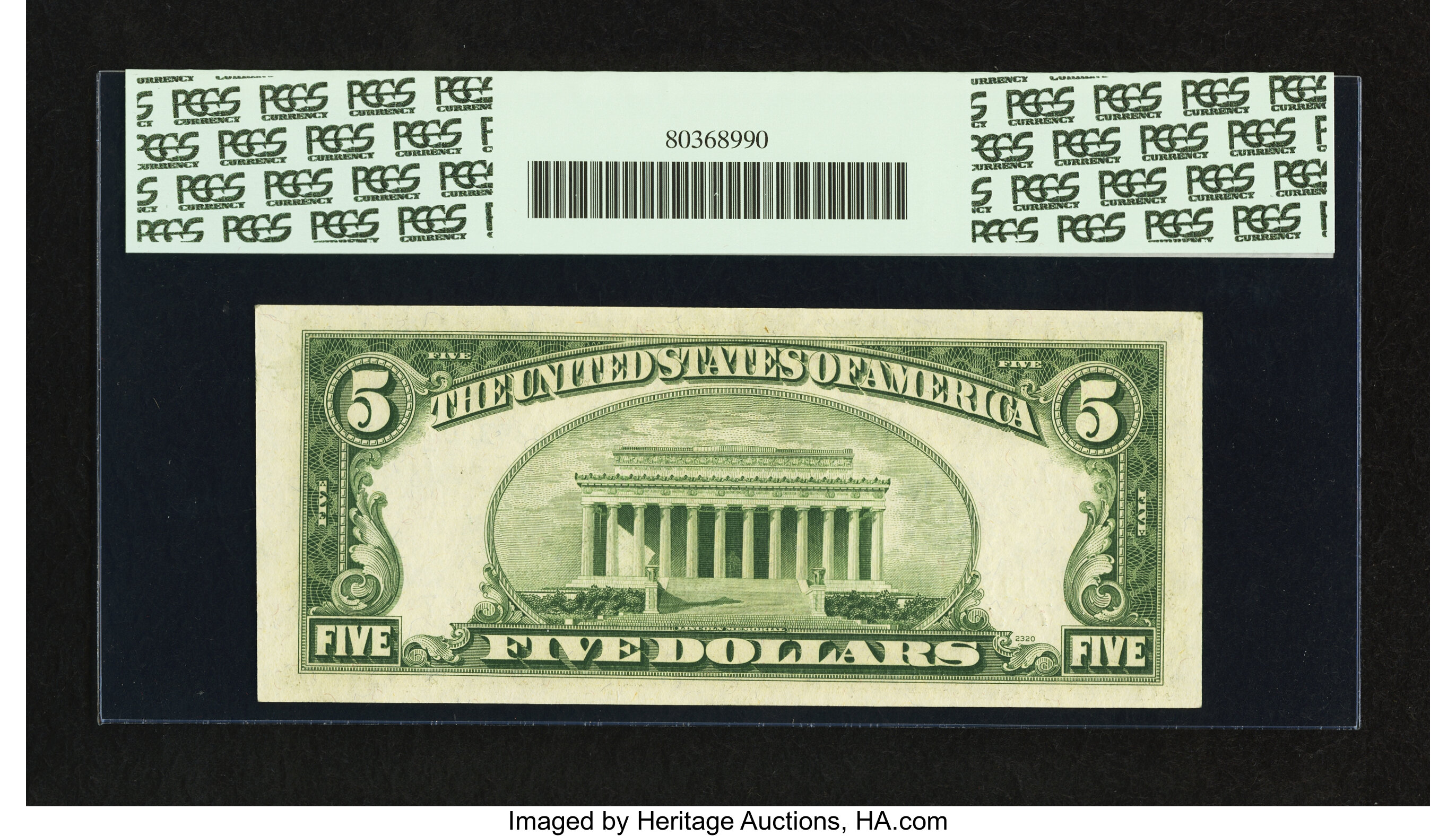 image for: Fr. 1963-G* $5 1950B Federal Reserve Star Note. PCGS Choice New 63PPQ....