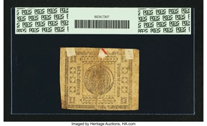 image for: Maryland August 14, 1776 $6 PCGS Apparent Fine 12....