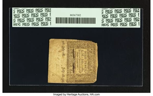 image for: Uncancelled Connecticut July 1, 1780 9d PCGS Apparent Fine 12....