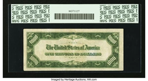 image for: Fr. 2212-E $1000 1934A Federal Reserve Note. PCGS Apparent Very Fine 20....
