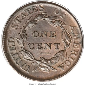 image for: 1810 1C MS62 Brown PCGS. CAC. S-284, B-5, R.3. ...
