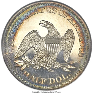 image for: 1865 50C PR67 ★ Cameo NGC....