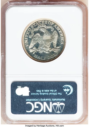 image for: 1875 50C PR66 Cameo NGC....