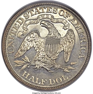 image for: 1875 50C PR66 Cameo NGC....