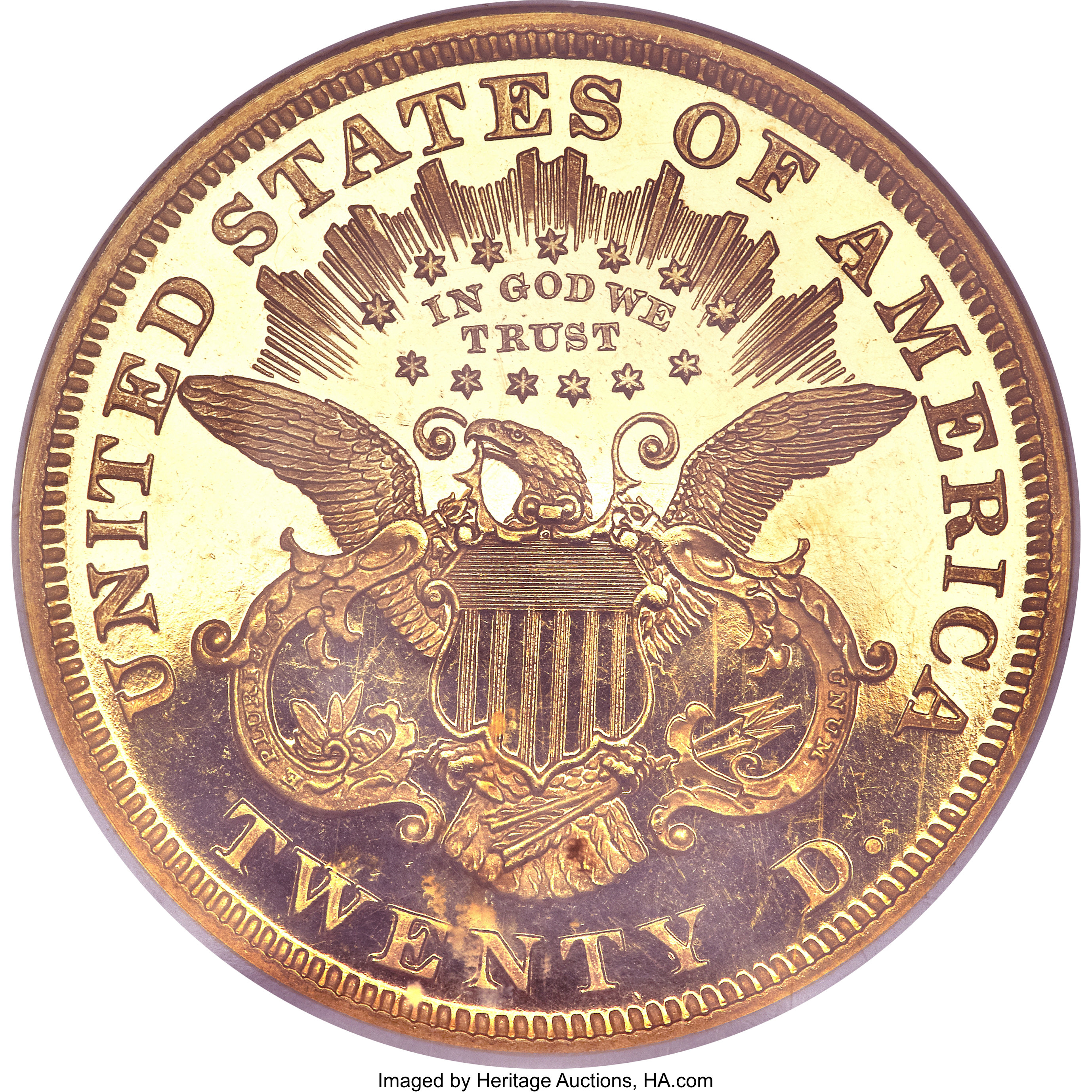 image for: 1873 $20 Closed 3 PR65 Ultra Cameo NGC....