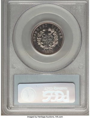 image for: 1870 25C Standard Silver Quarter Dollar, Judd-918, Pollock-1022, Low R.7, PR62 PCGS....
