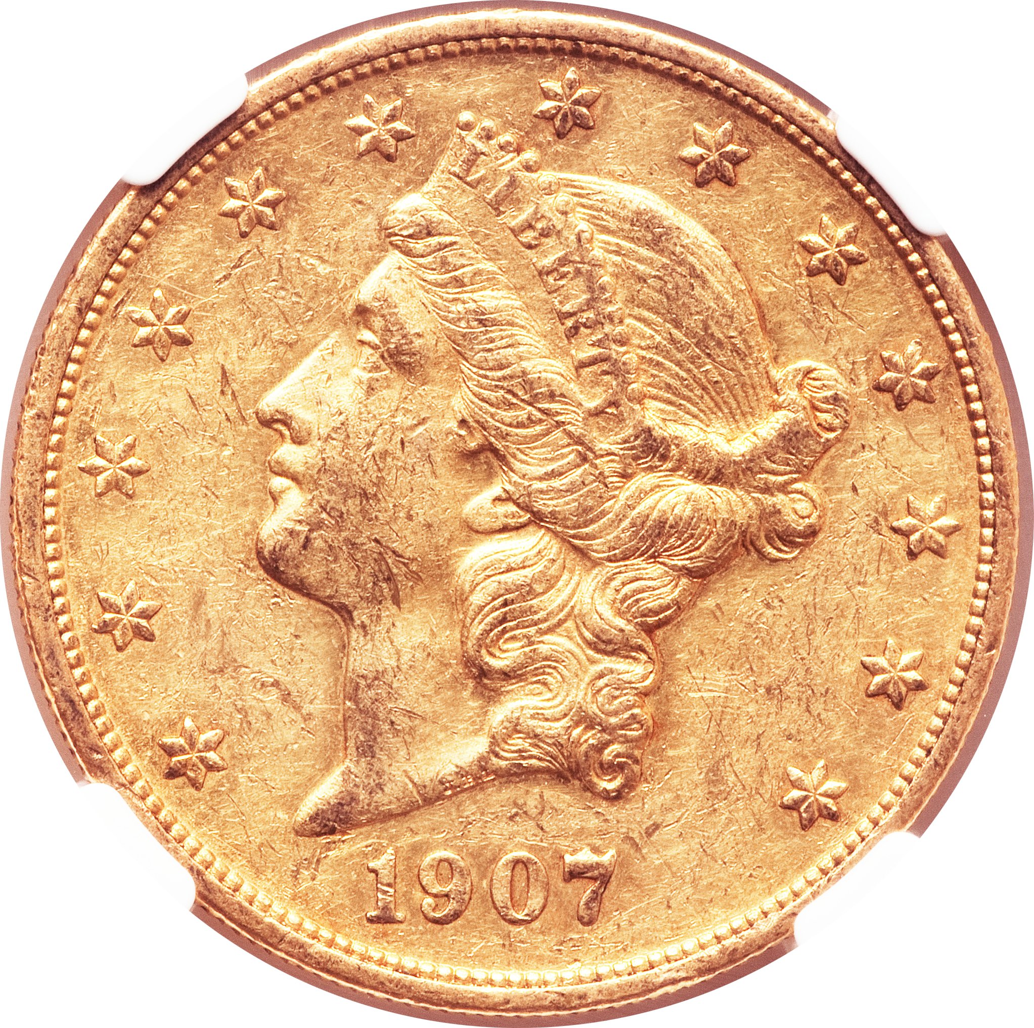 image for: 1907 $20 PR55 NGC....
