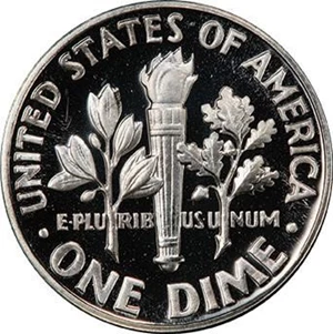 image for: 10C 1957 PCGS PR69 DCAM