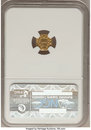 image for: 1855 50C Liberty Octagonal 50 Cents, BG-309, R.5, MS64 NGC....