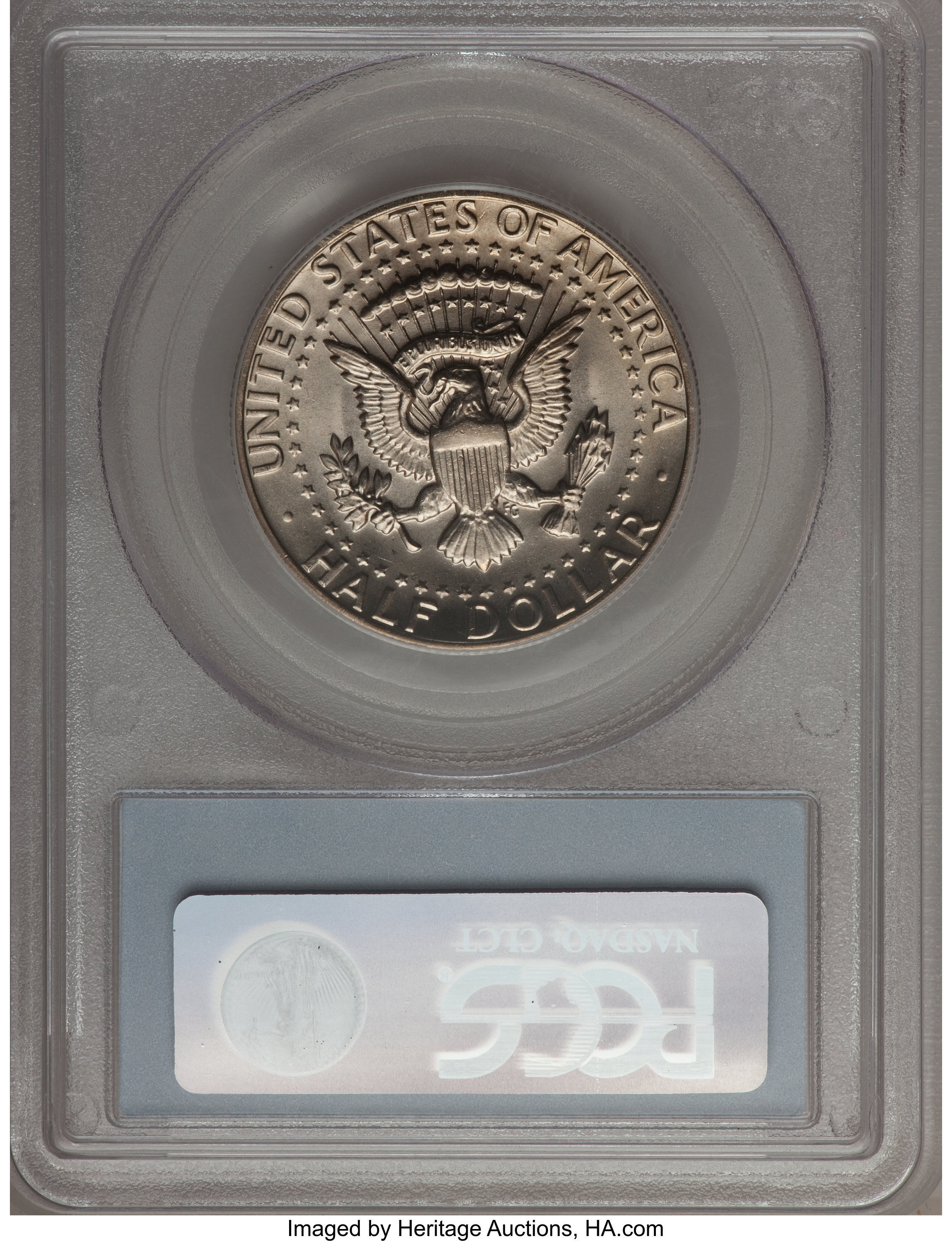 image for: 1980-D 50C MS66 PCGS. PCGS Population (61/35). NGC Census: (32/8). Mintage: 33,456,448. Numismedia Wsl. Price for problem f...