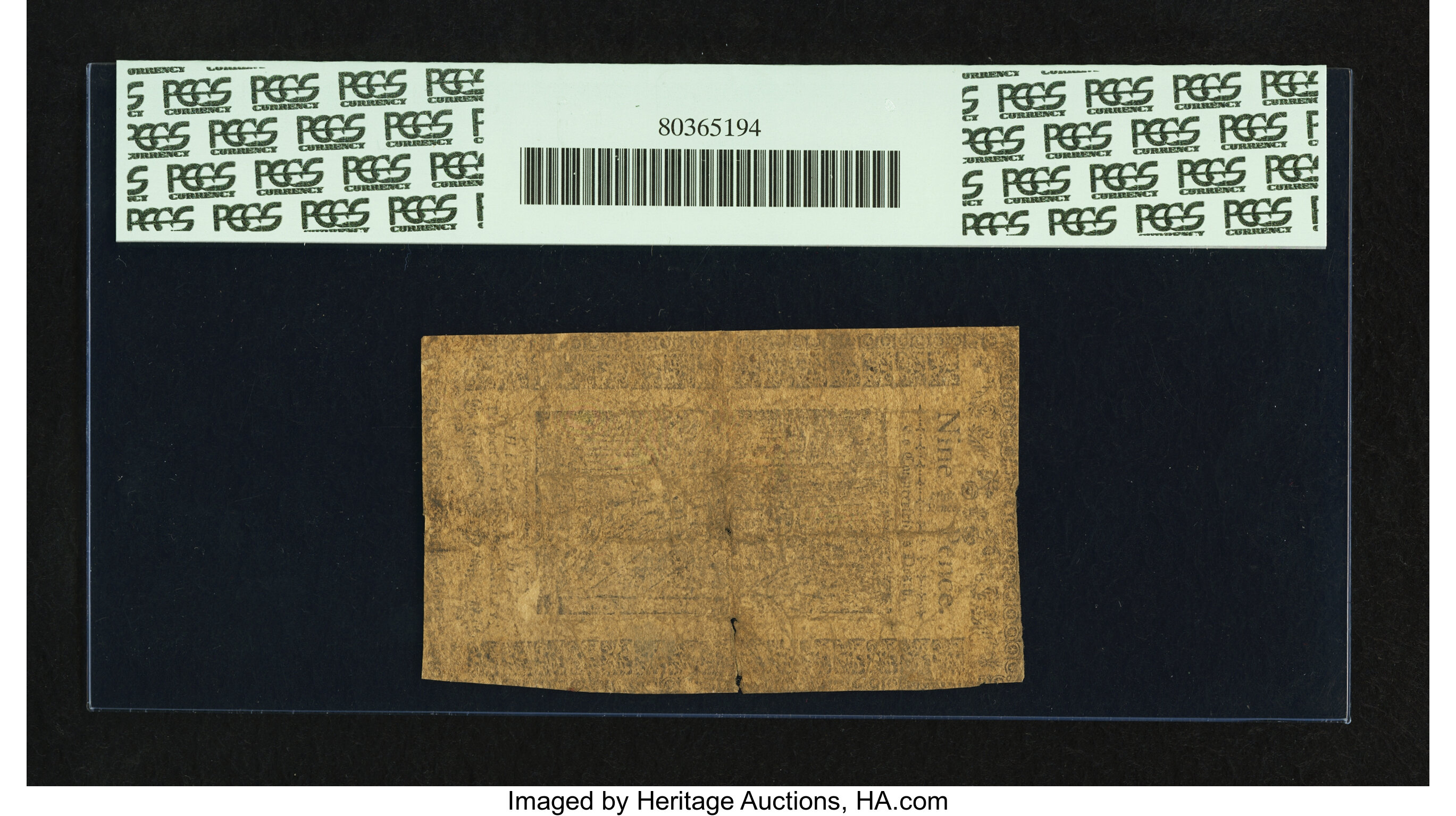 image for: Pennsylvania March 16, 1785 9d PCGS Apparent Very Good 10....