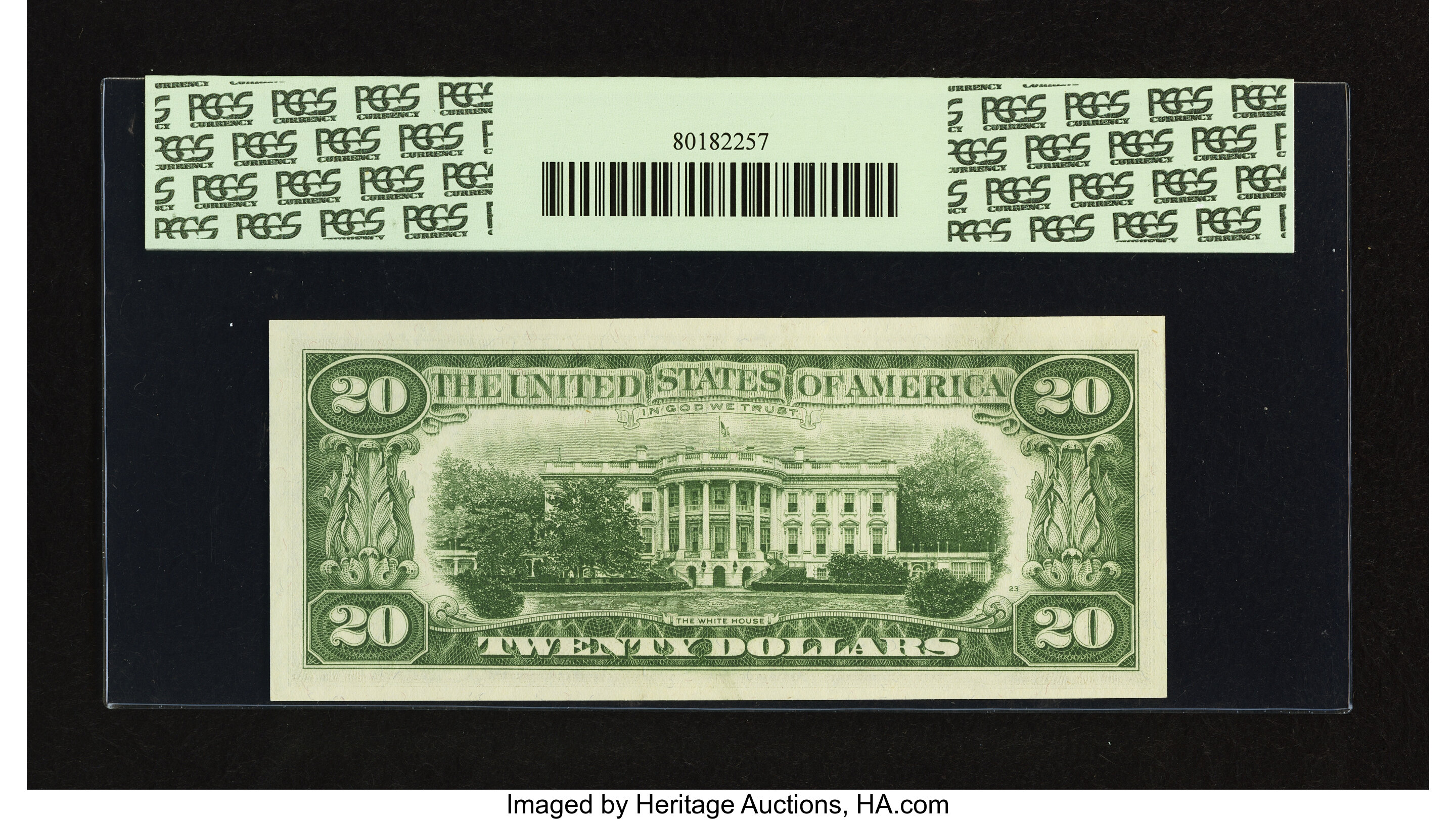 image for: Fr. 2066-B* $20 1963A Federal Reserve Star Note. PCGS Gem New 65PPQ....