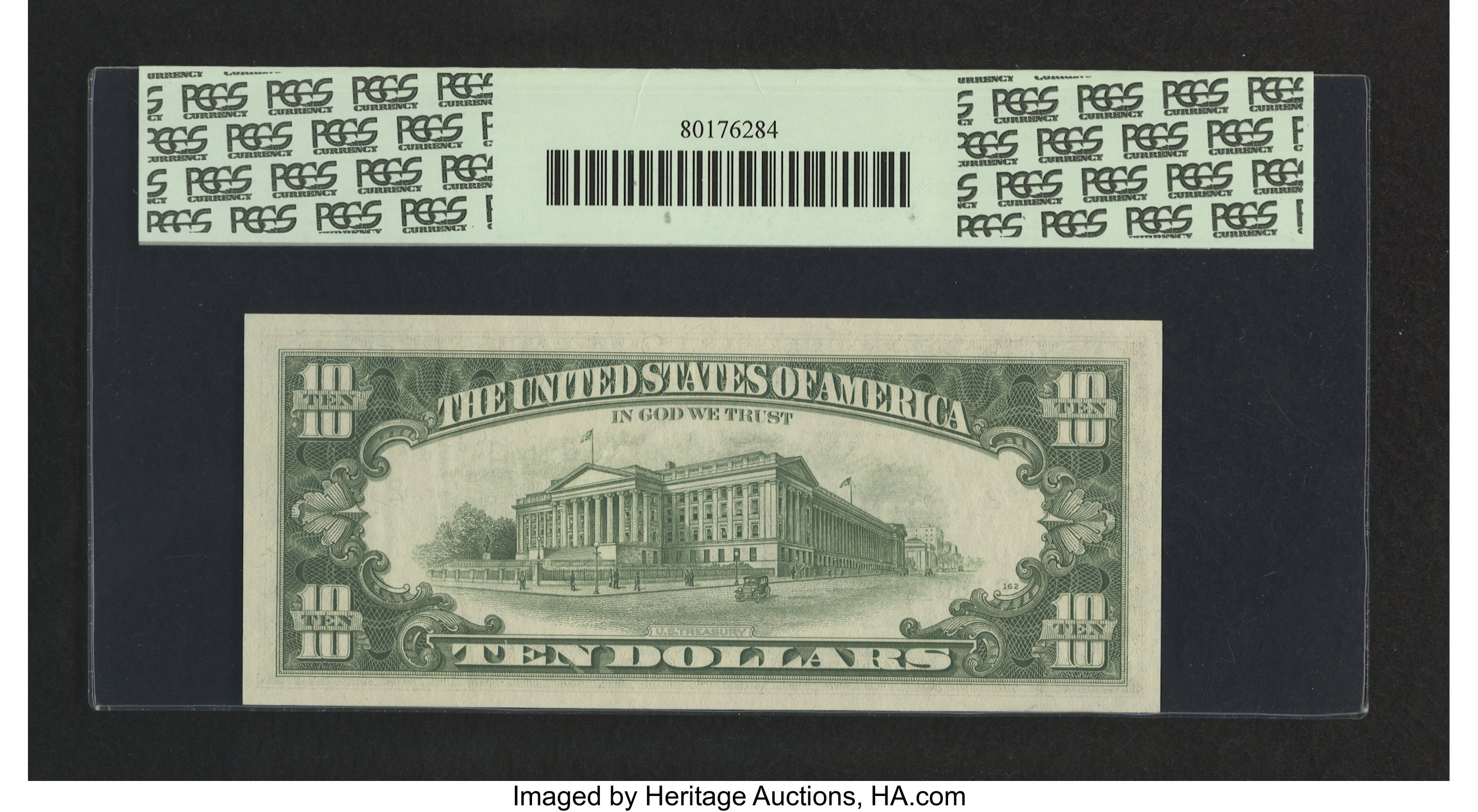 image for: Fr. 2021-B* $10 1969C Federal Reserve Star Note. PCGS Superb Gem New 67PPQ....