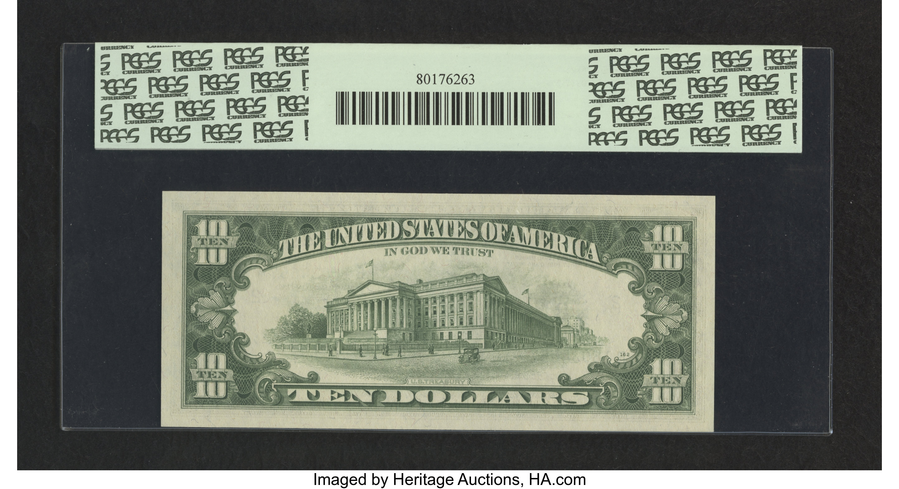 image for: Fr. 2021-B* $10 1969C Federal Reserve Star Note. PCGS Superb Gem New 67PPQ....