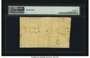 image for: Virginia October 5, 1778 $100 PMG Very Good 10 Net....
