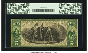 image for: Girard, PA - $5 Original Fr. 394 The First NB Ch. # 54...