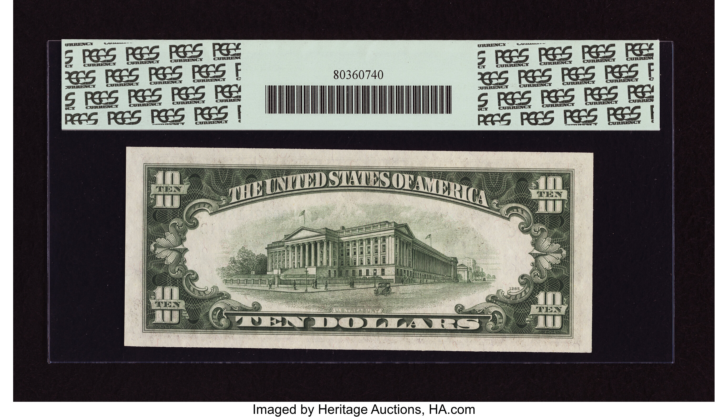 image for: Fr. 2010-J* $10 1950 Federal Reserve Note. PCGS Gem New 66PPQ....