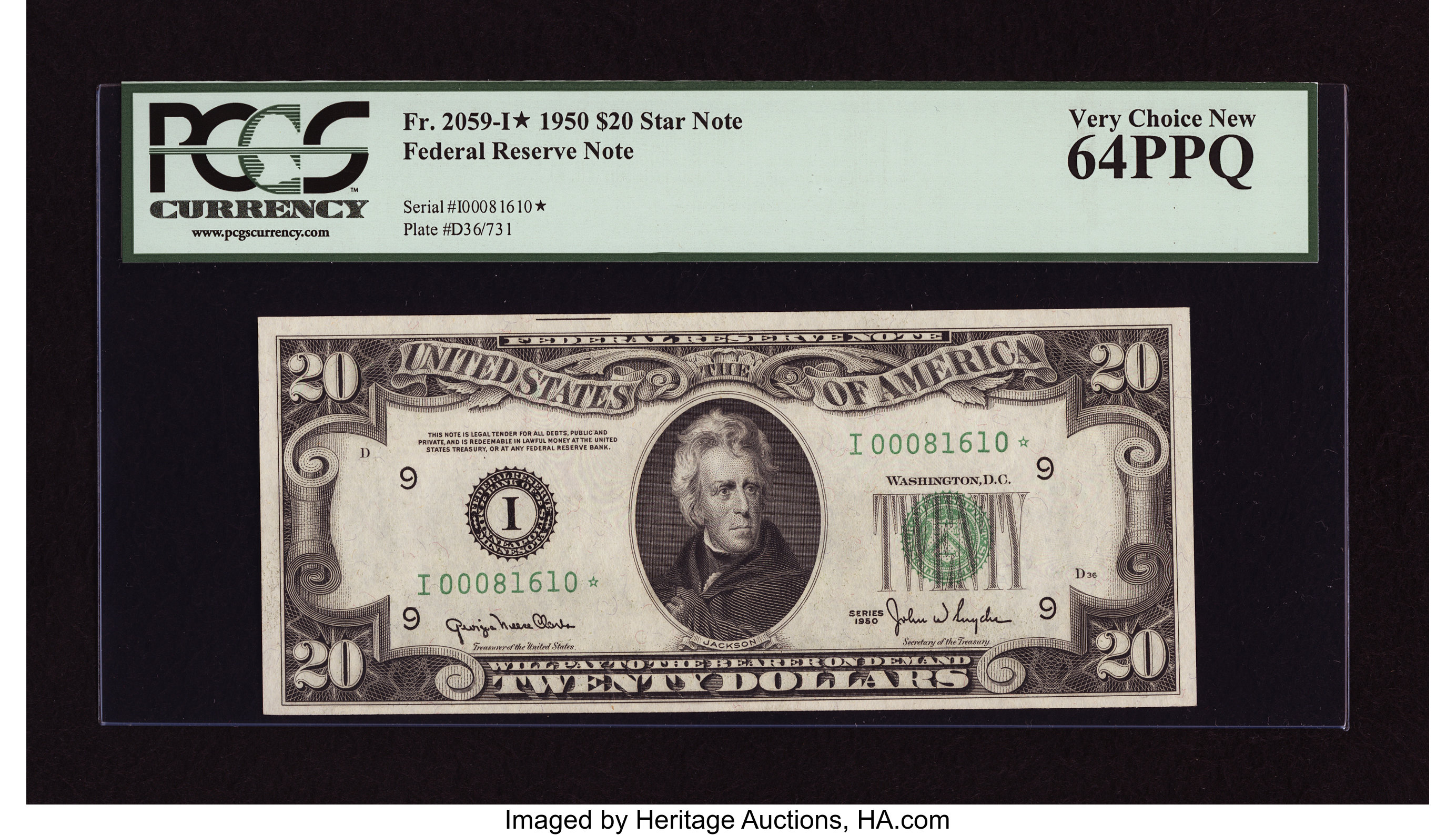 1950 $20 Minneapolis, Star Replacement (Fr. 2059I*)