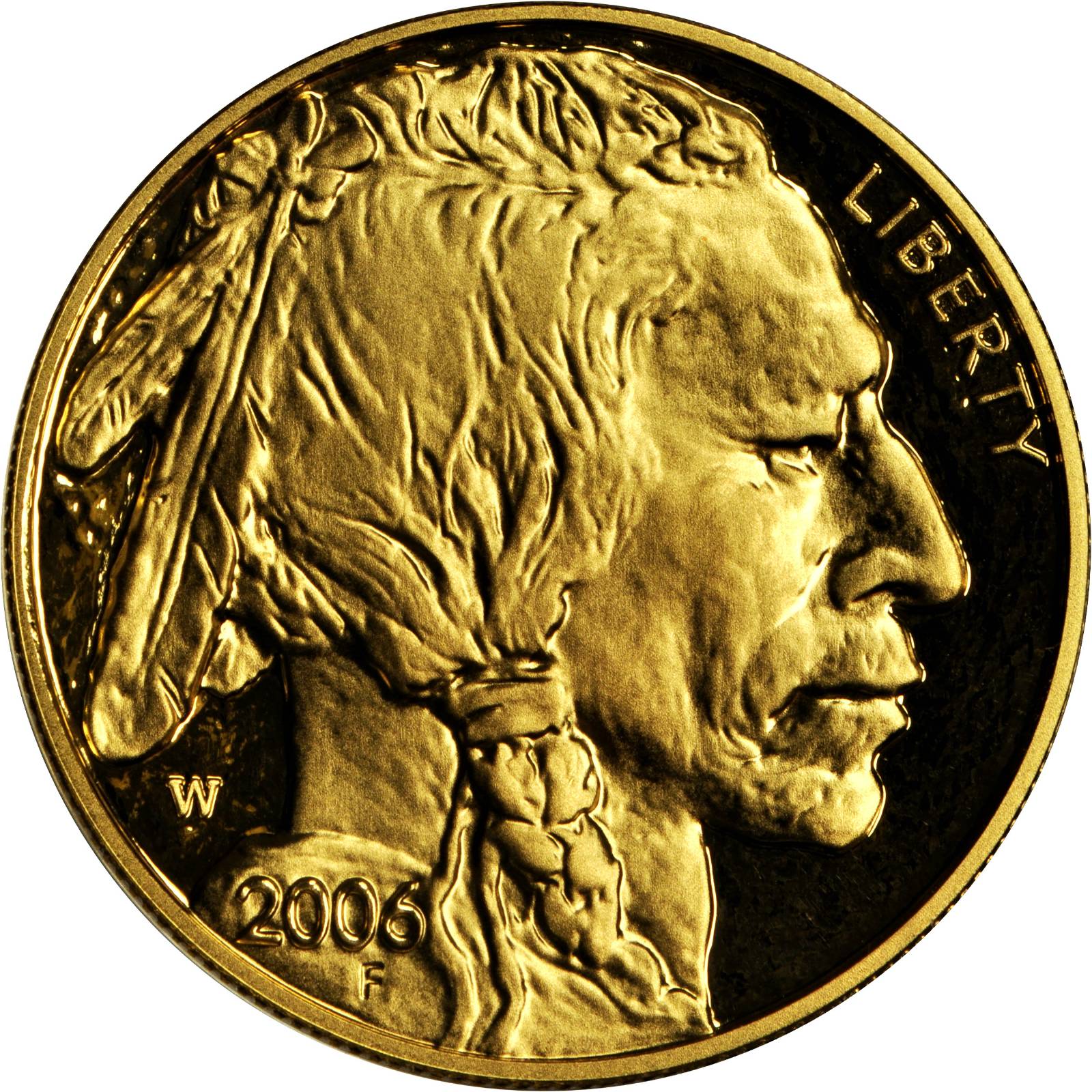 2006-W One-Ounce Gold Buffalo. Proof-67 Deep Cameo (Uncertified).
