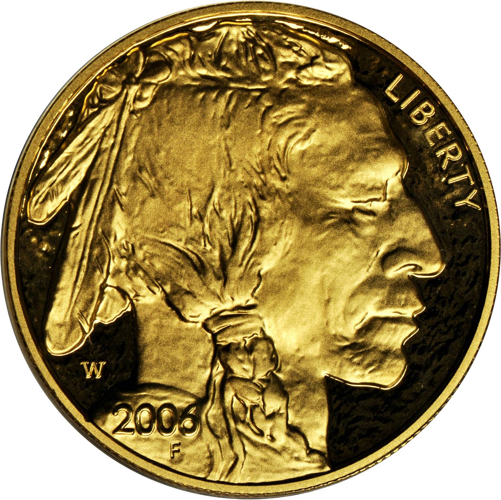 2006-W One-Ounce Gold Buffalo. Proof-67 Deep Cameo (Uncertified).