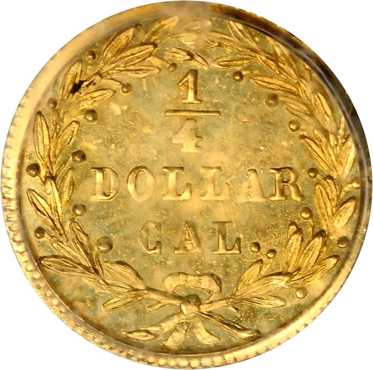 image for: 1872/1 Round 25 Cents. BG-868. Rarity-4+. Indian Head. MS-65 (PCGS). OGH.