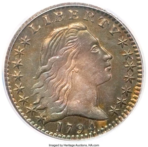 image for: 1794 H10C MS65 PCGS Secure. V-1, LM-1, R.6....