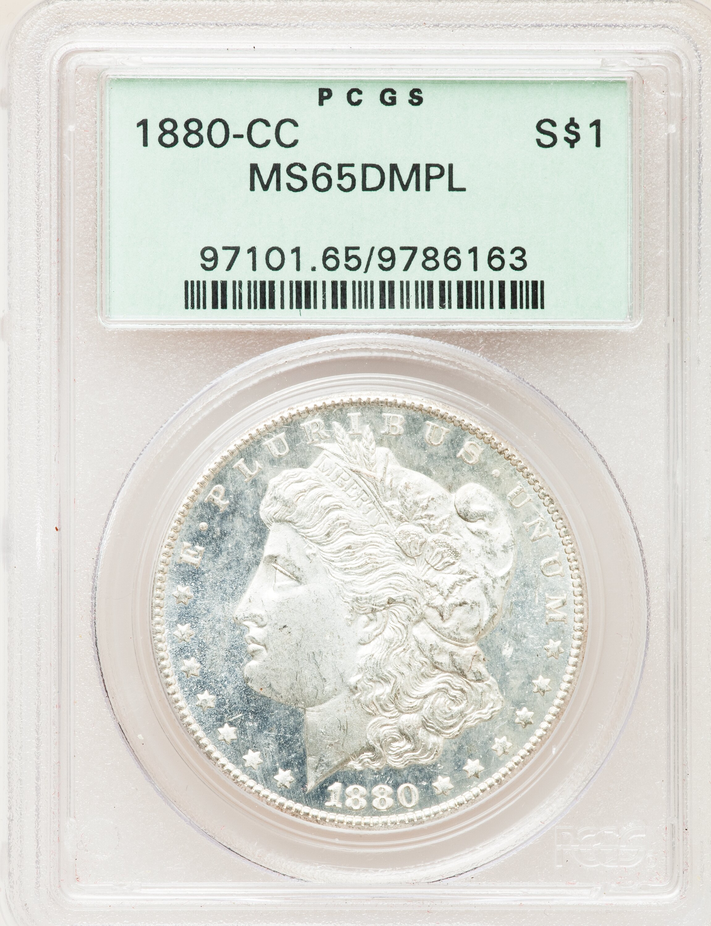1880-CC $1  8/High 7 MS DMPL MS65 DMPL thumbnail 15