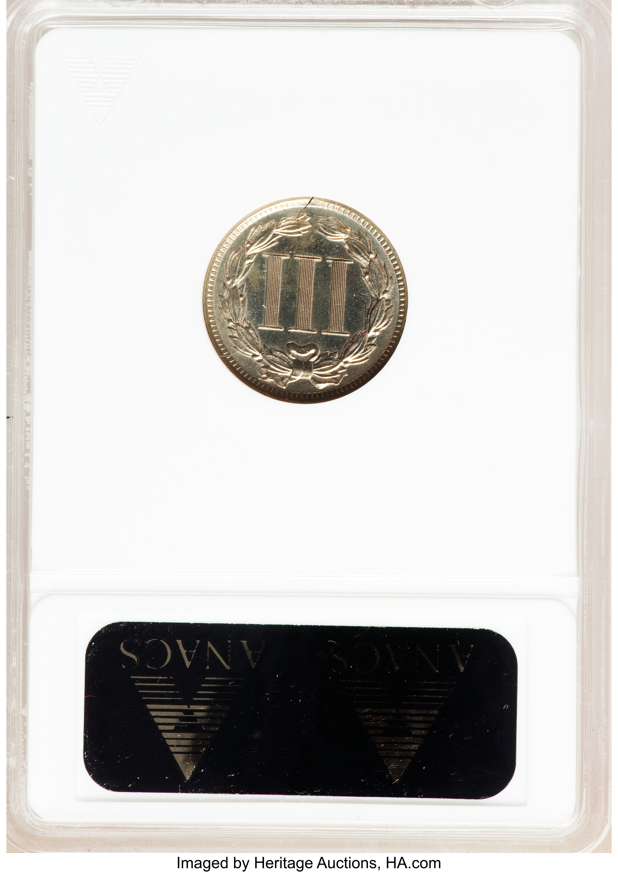 1889 3cN AU55 CAC thumbnail 4