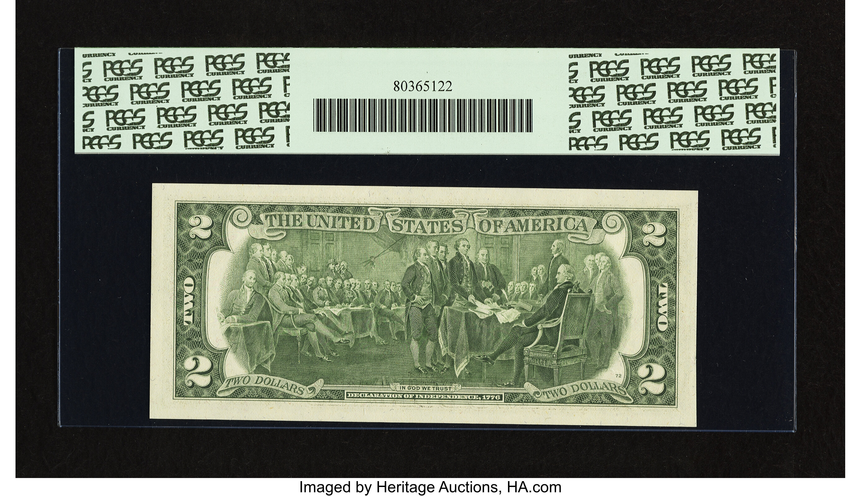 image for: Fr. 1935-H* $2 1976 Federal Reserve Note. PCGS Choice New 63PPQ....