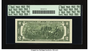 image for: Fr. 1935-L* $2 1976 Federal Reserve Note. PCGS Gem New 66PPQ....