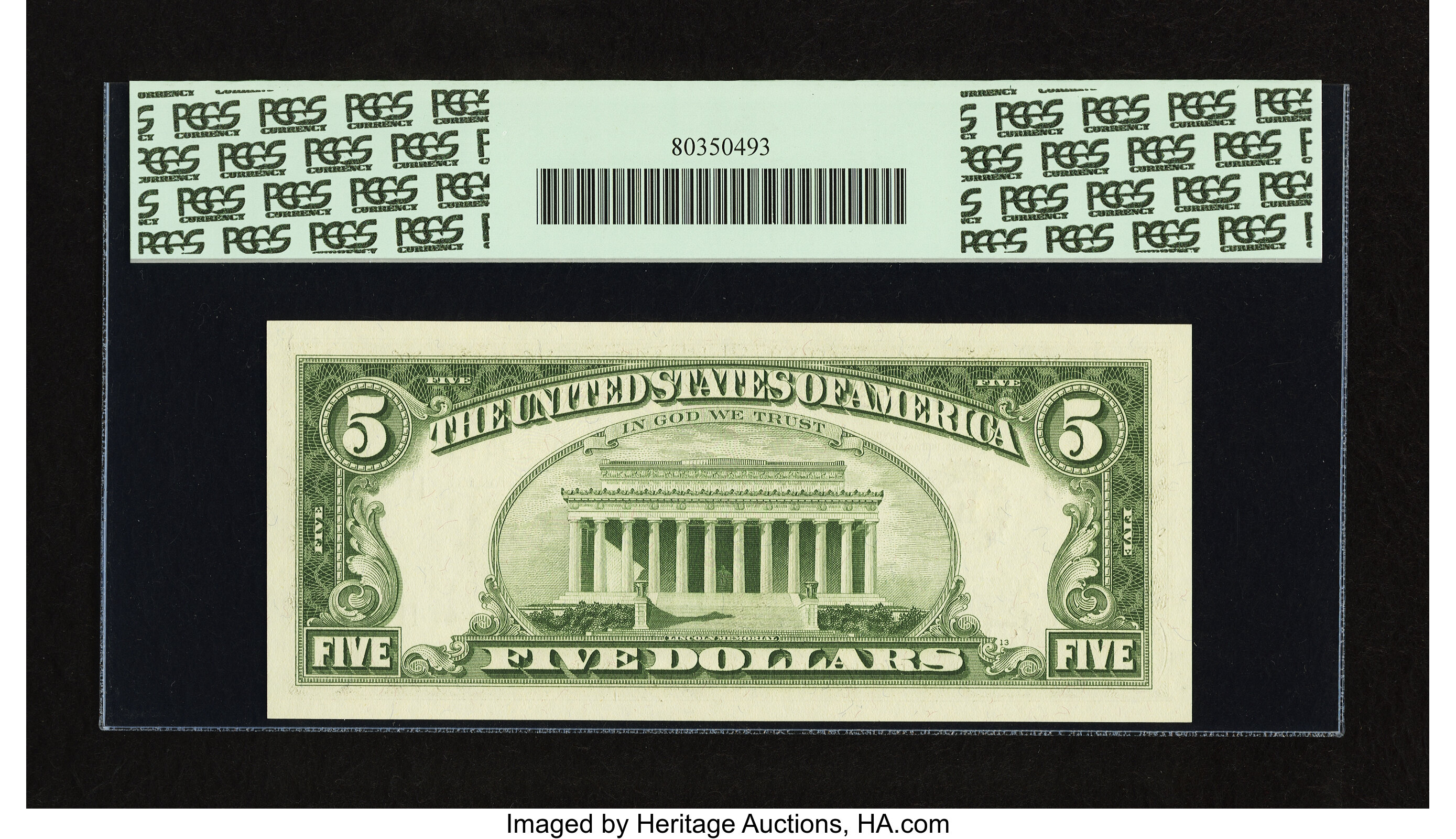 image for: Fr. 1967-K* $5 1963 Federal Reserve Note. PCGS Gem New 66PPQ....