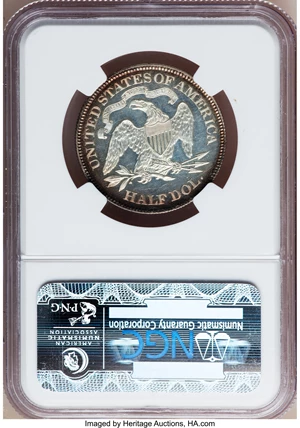 image for: 1872 50C PR63 Ultra Cameo NGC....