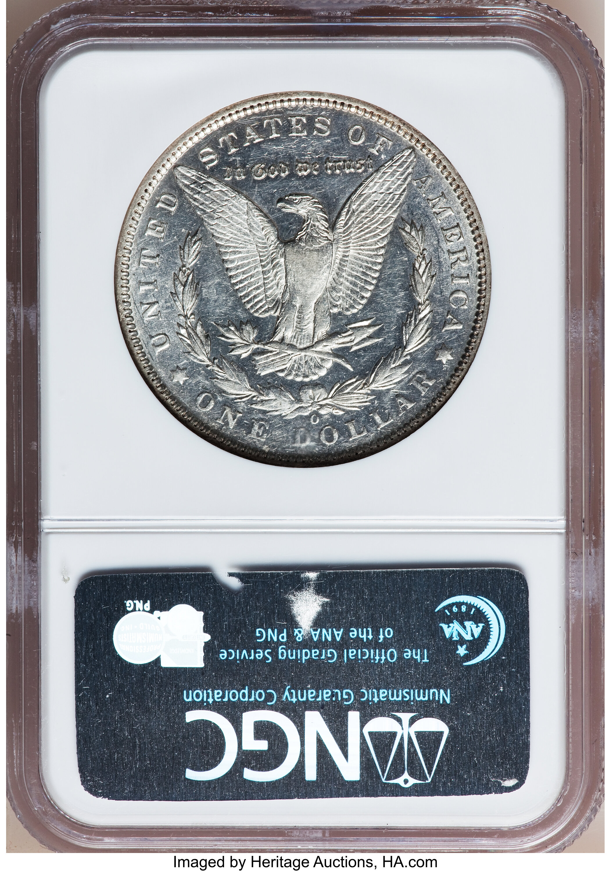 image for: 1893-O $1 AU58 Prooflike NGC....