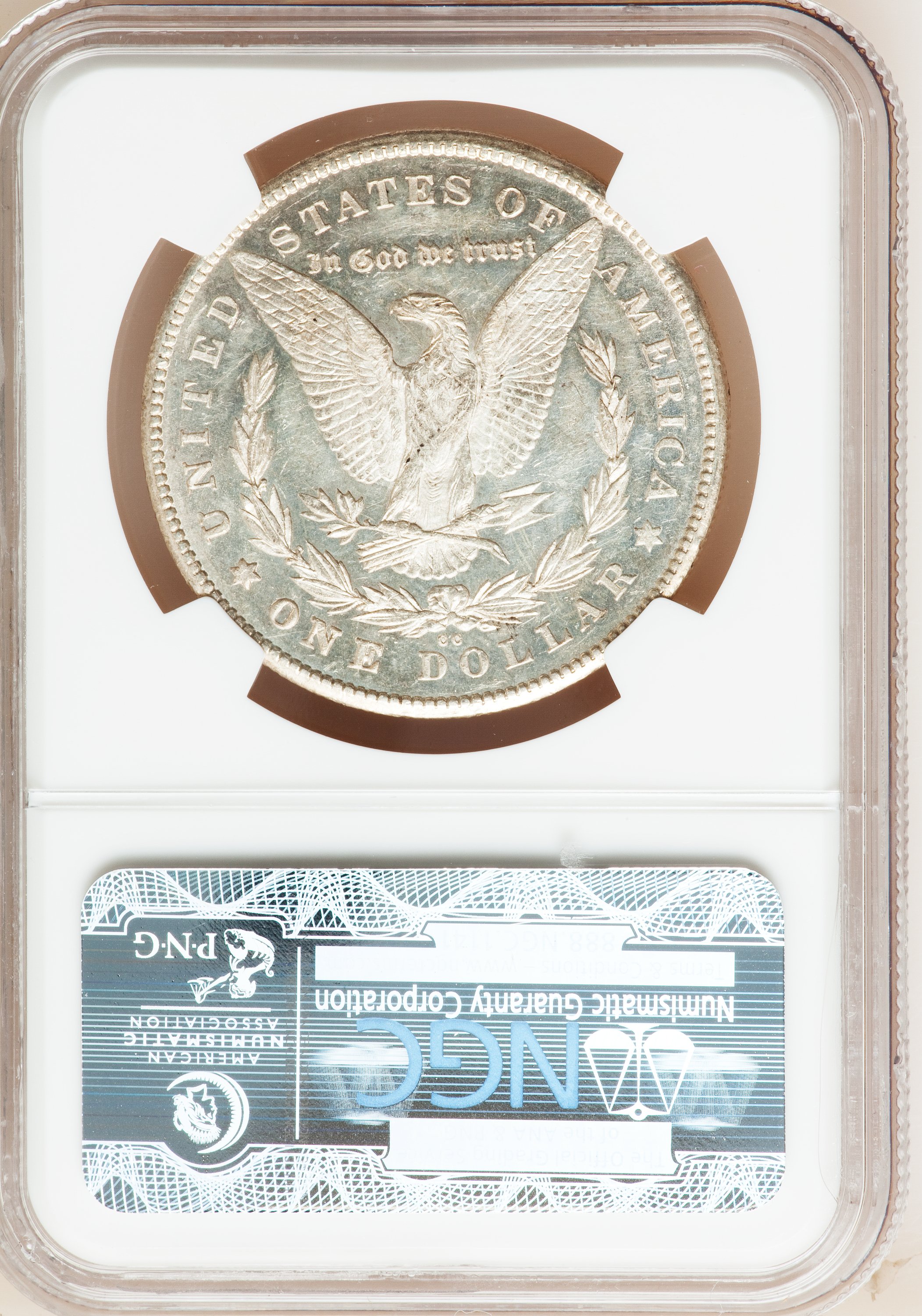 1878-CC $1  MS PL AU53 PL CAC thumbnail 2