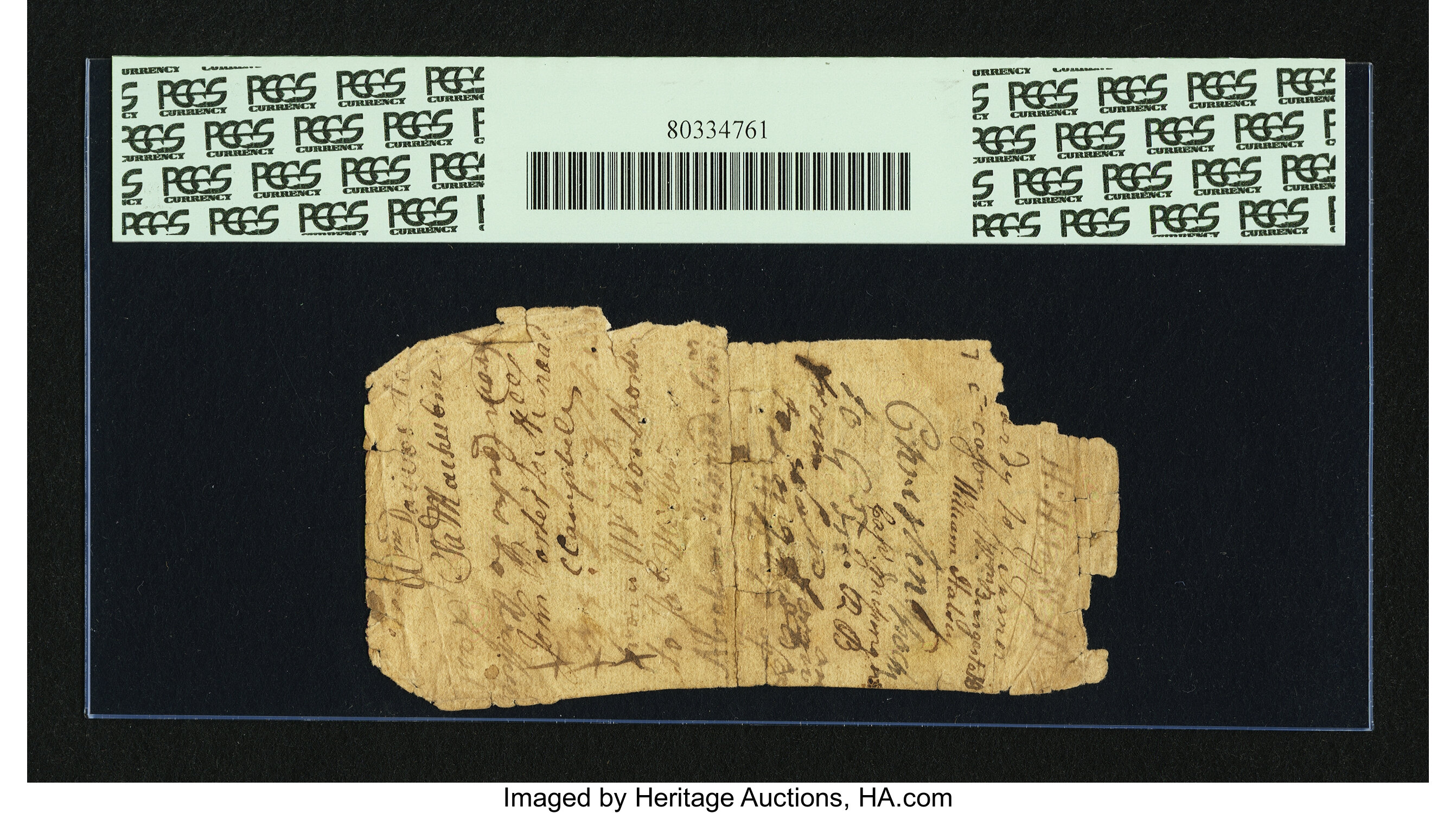 image for: North Carolina April 4, 1748 £3 PCGS Apparent Good 06....