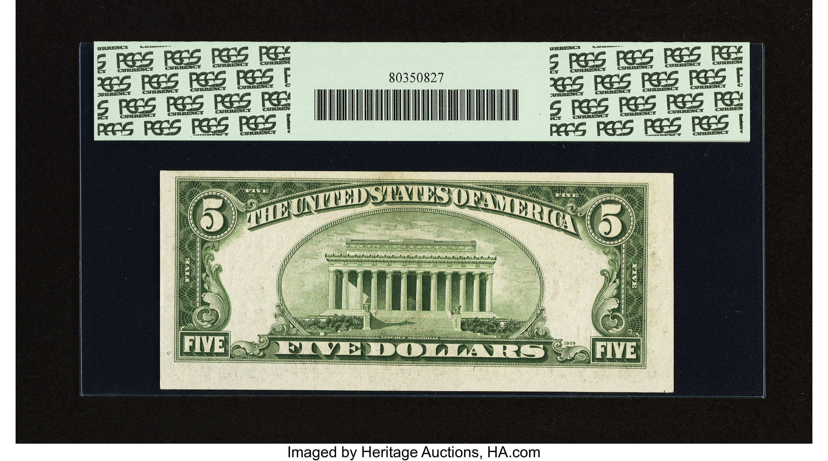 image for: Fr. 1960-C $5 1934D Federal Reserve Note. PCGS Choice New 63PPQ....