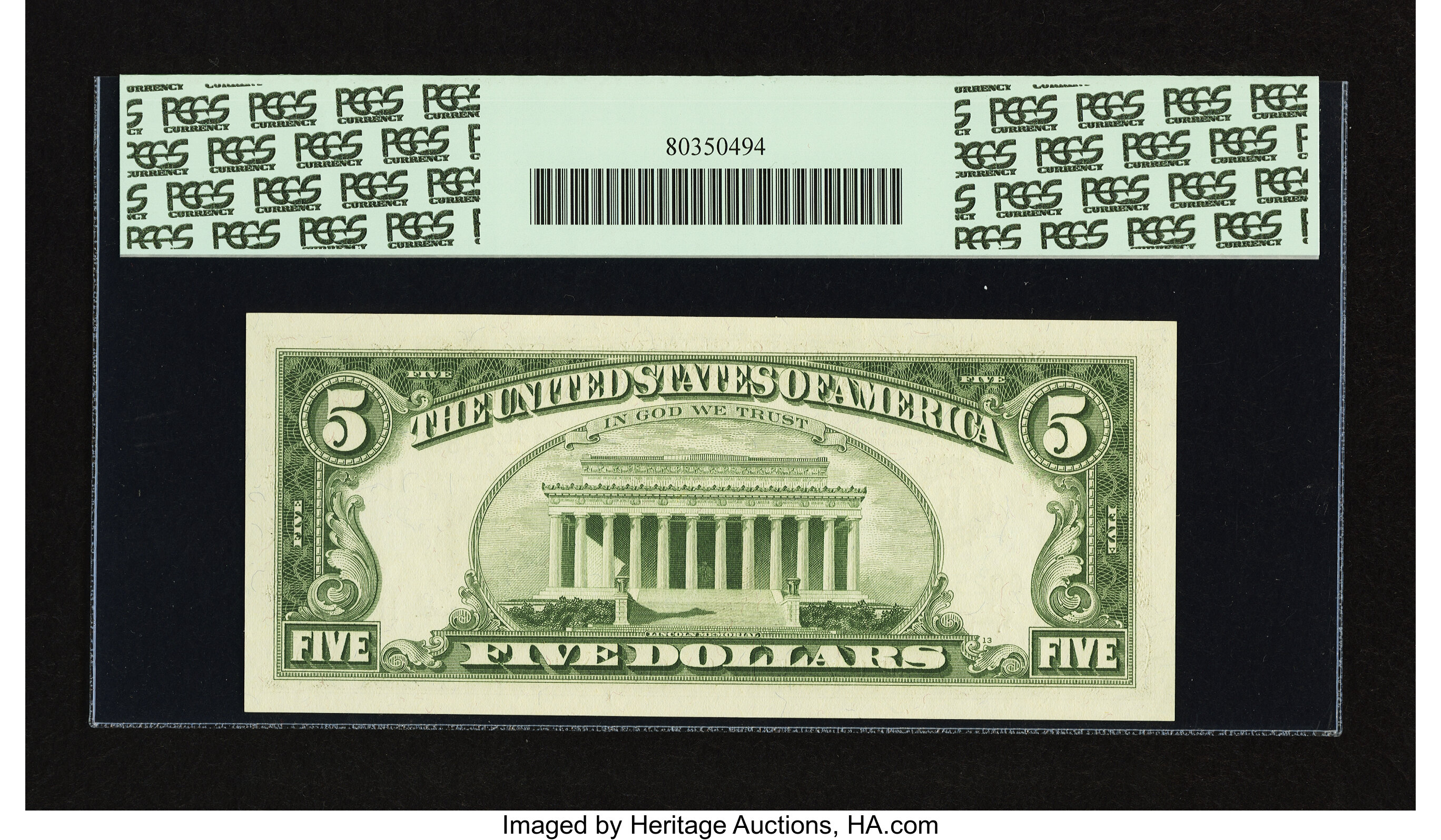 image for: Fr. 1967-K* $5 1963 Federal Reserve Note. PCGS Gem New 66PPQ....