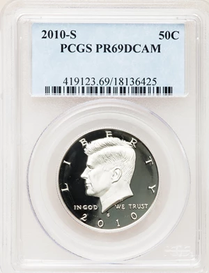 image for: 2010-S 50C Clad PR69 Deep Cameo PCGS. PCGS Population (1137/79). NGC Census: (0/0). (#419123)...