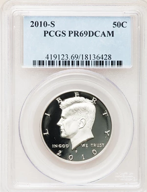 image for: 2010-S 50C Clad PR69 Deep Cameo PCGS. PCGS Population (1137/79). NGC Census: (0/0). (#419123)...