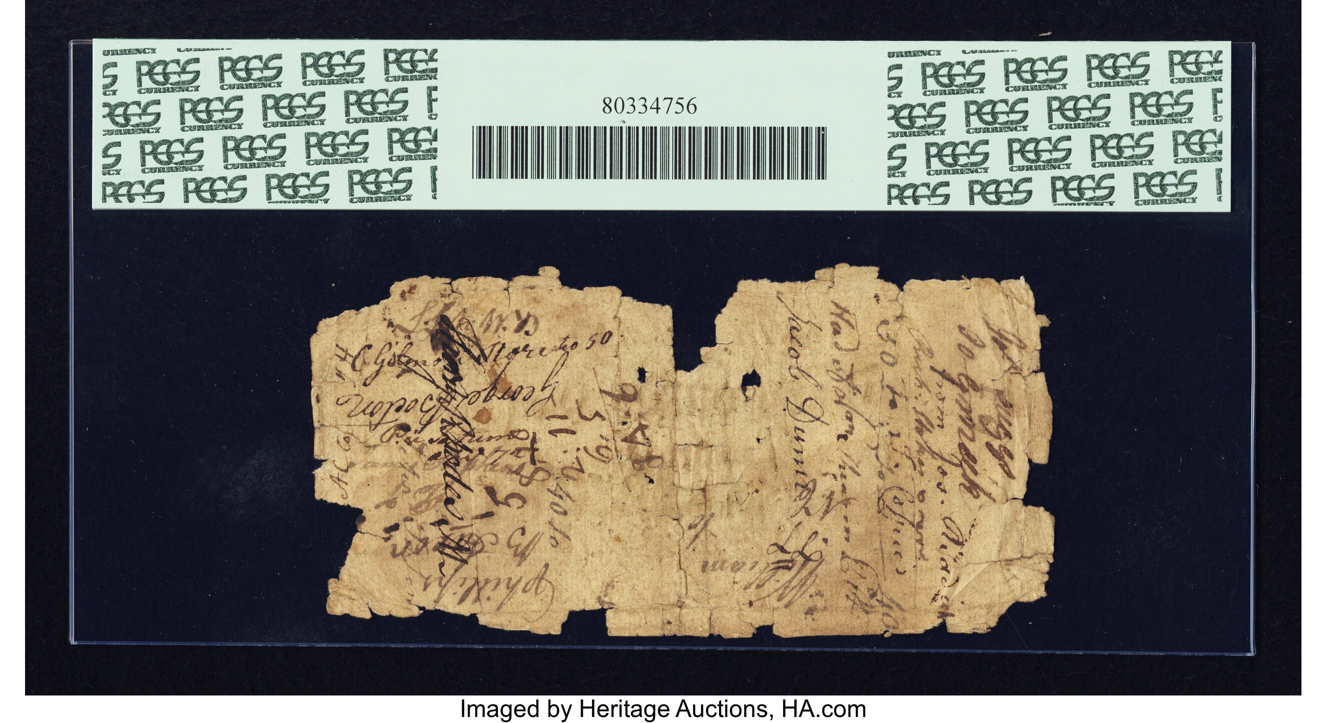 image for: North Carolina April 4, 1748 £3 PCGS Apparent Good 06....