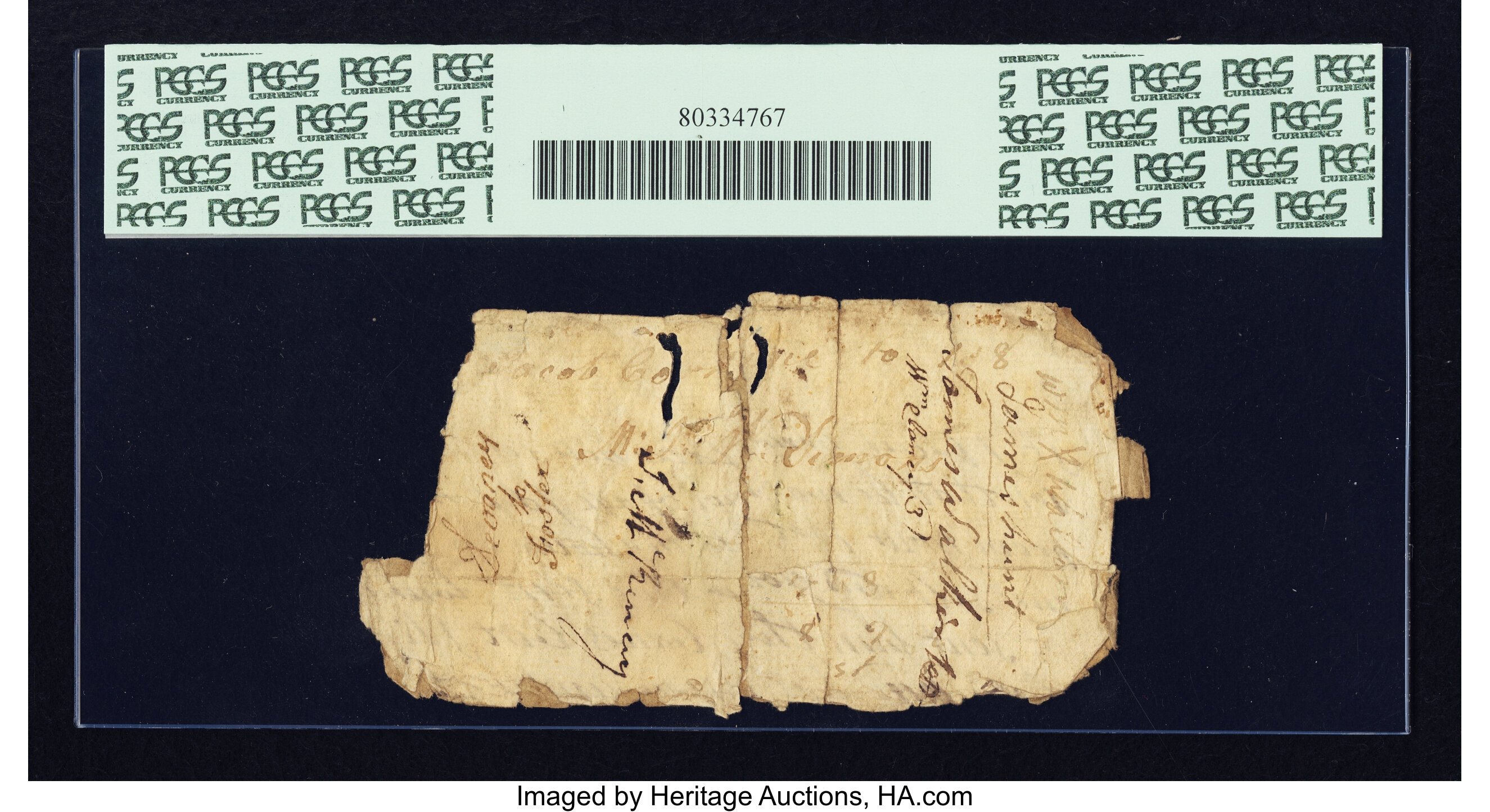 image for: North Carolina March 9, 1754 15s PCGS Apparent Good 04....