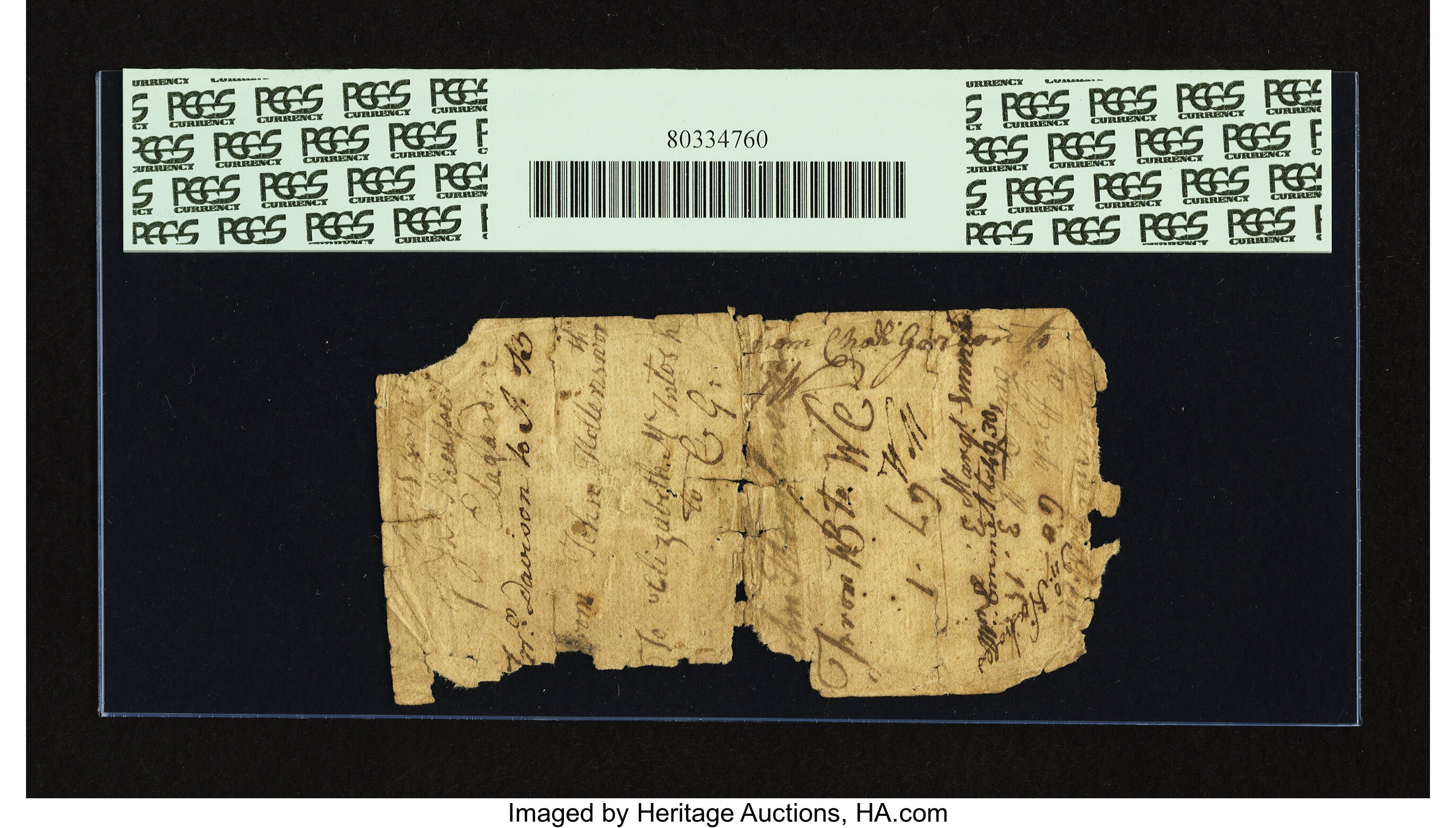 image for: North Carolina April 4, 1748 £3 PCGS Apparent Good 04....