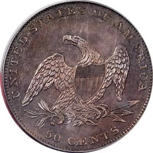 image for: 50C 1836 REEDED EDGE. PCGS PR62