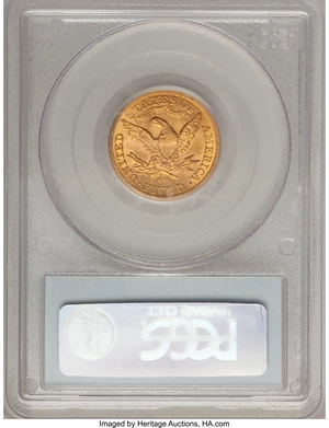 image for: 1873-CC $5 MS62 PCGS....